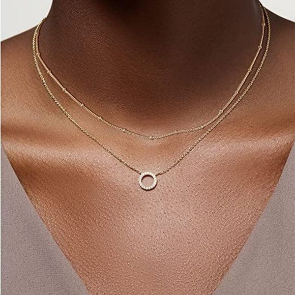 Dainty Gold Necklace for Women, 14K Gold Filled Necklace - Picture 3 of 4